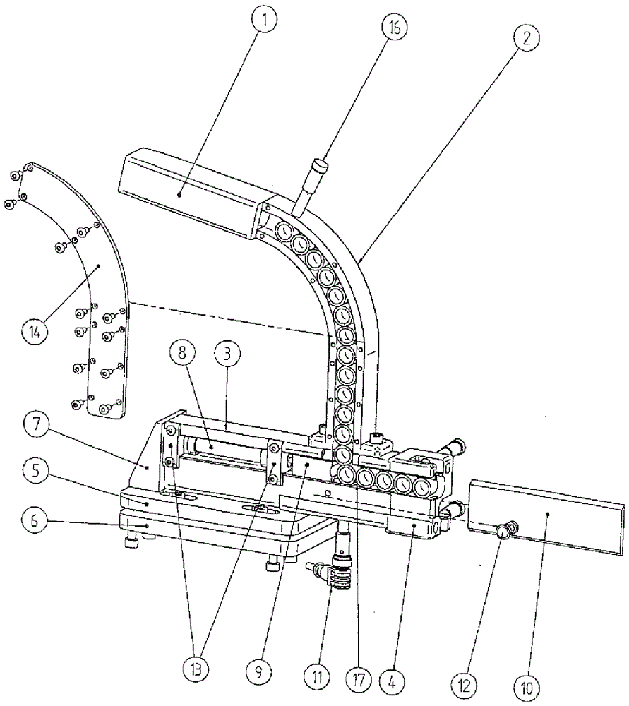 Device for filling magazines for electrode caps