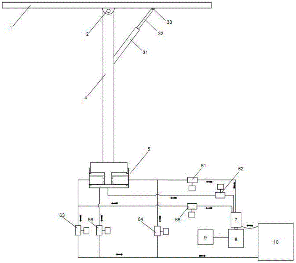 Device and method for tracing maximum power point of photovoltaic cell panel