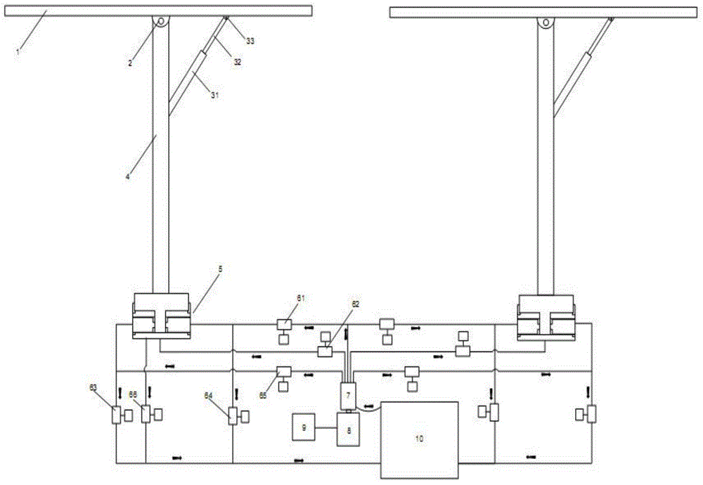 Device and method for tracing maximum power point of photovoltaic cell panel