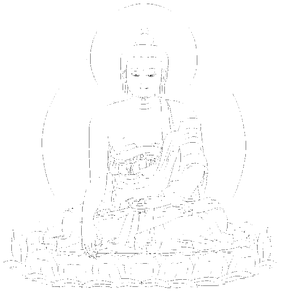A method of generating relief effect from Thangka line drawing