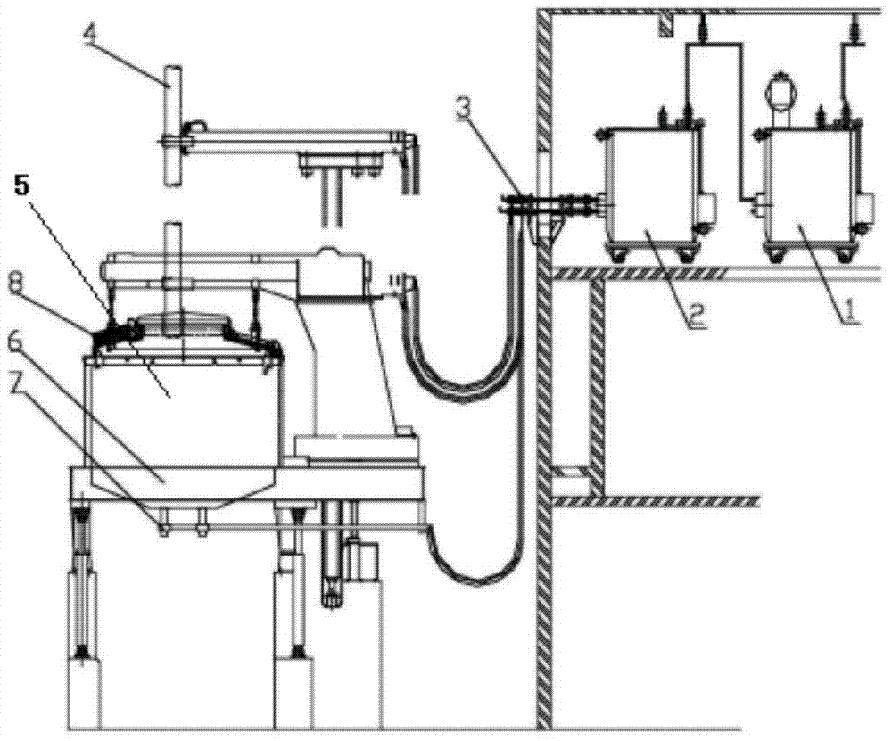 Thermoelectric furnace provided with temperature control system