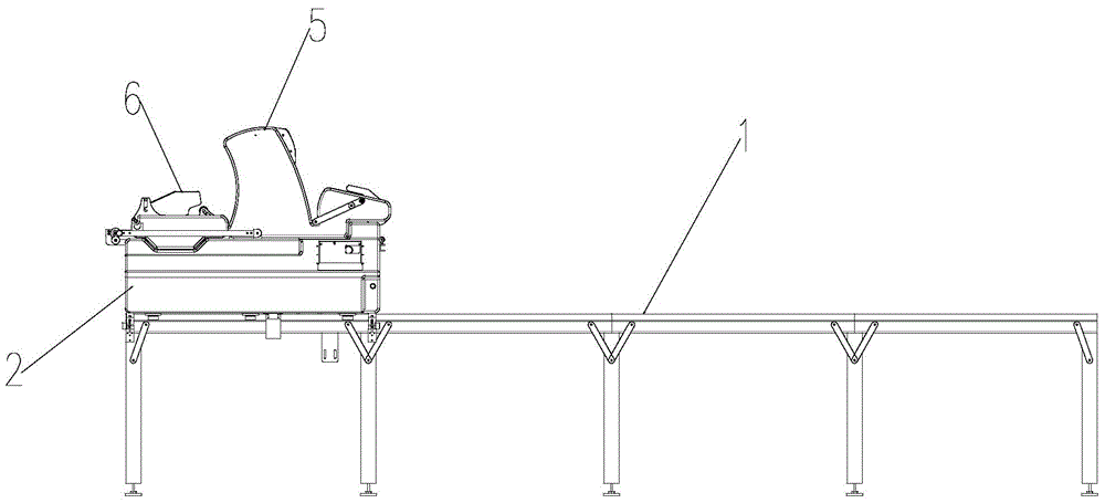 Two-stage edge aligning system of full-automatic cloth laying machine