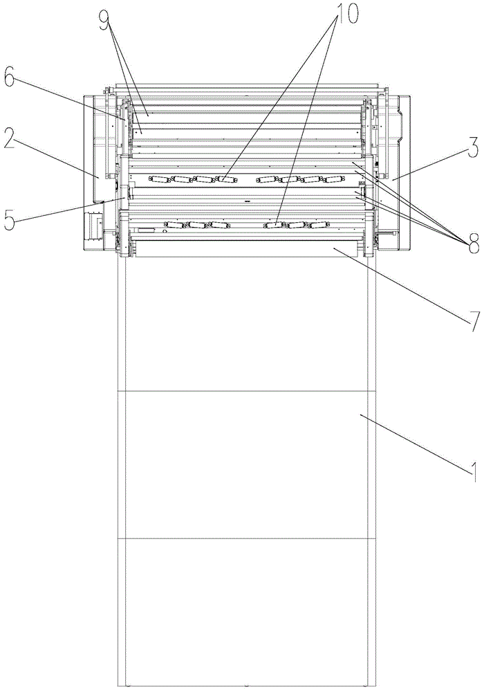 Two-stage edge aligning system of full-automatic cloth laying machine