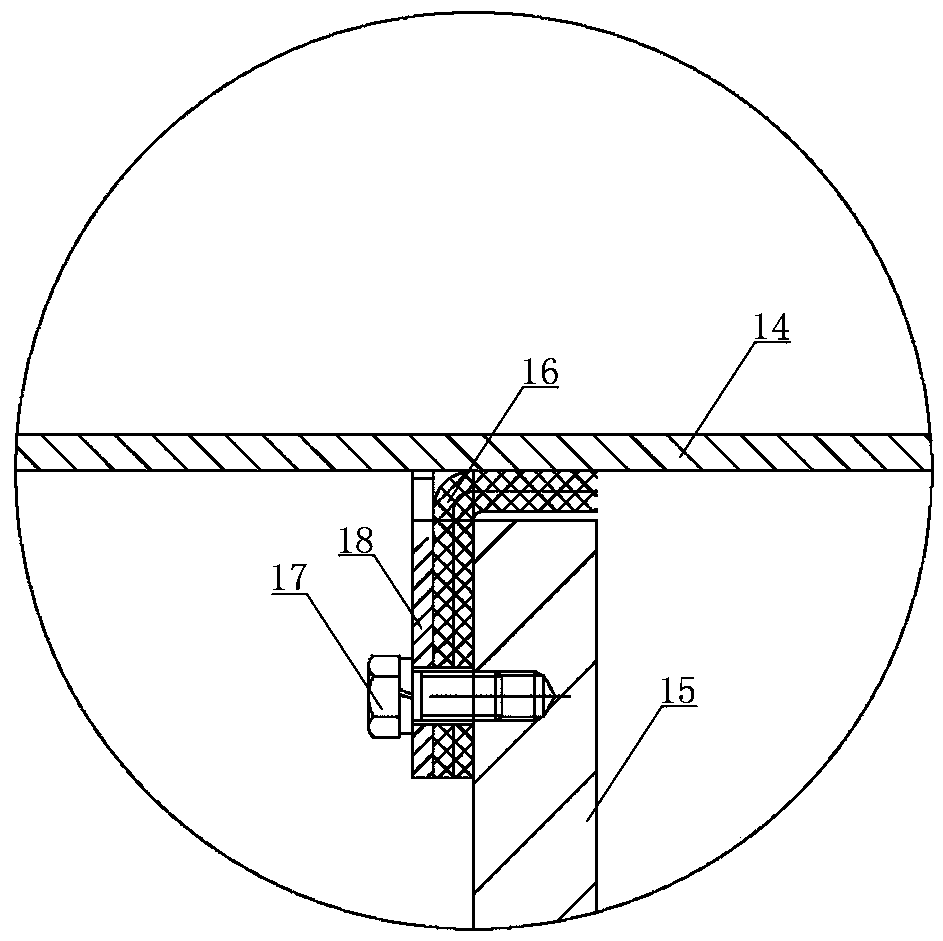 Feed sealing device, sealing system and installation method of wet ball mill