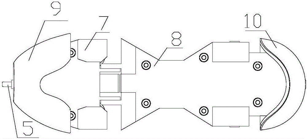 Mechanical wheel shoe pad