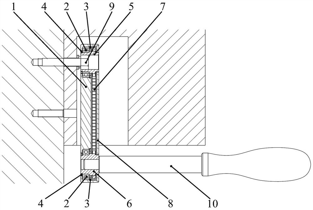 Wrench for disassembling and assembling outer hexagonal head fastener in narrow space and using method