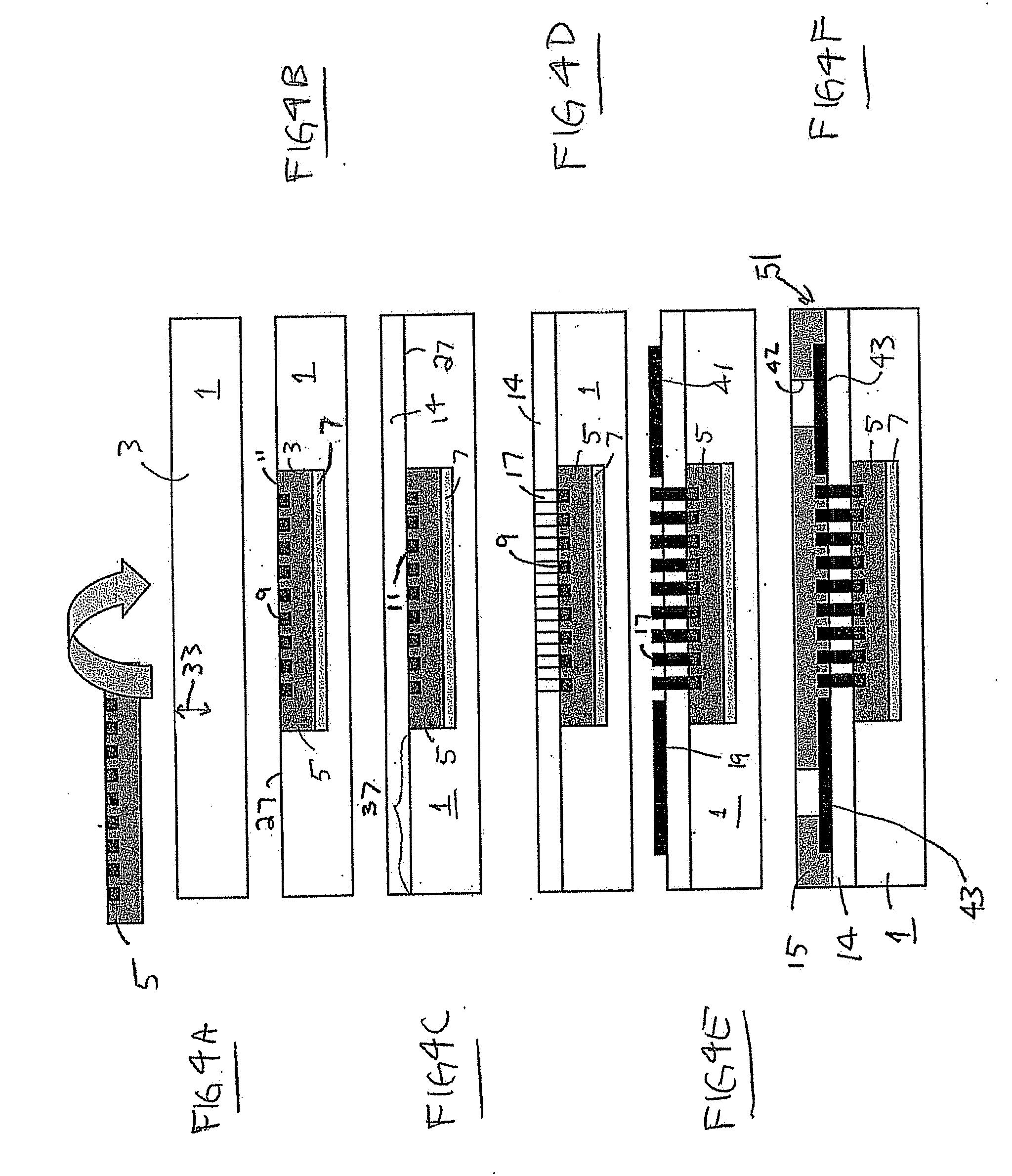 Chip holder with wafer level redistribution layer