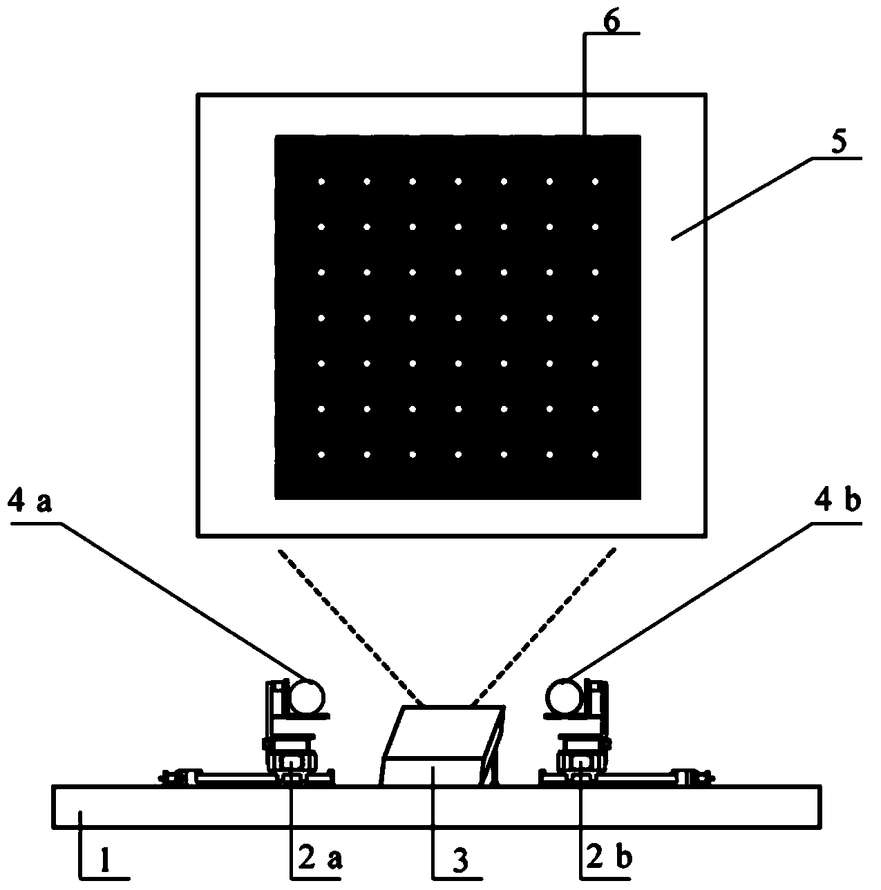 Camera calibration method based on projected Gaussian grid pattern