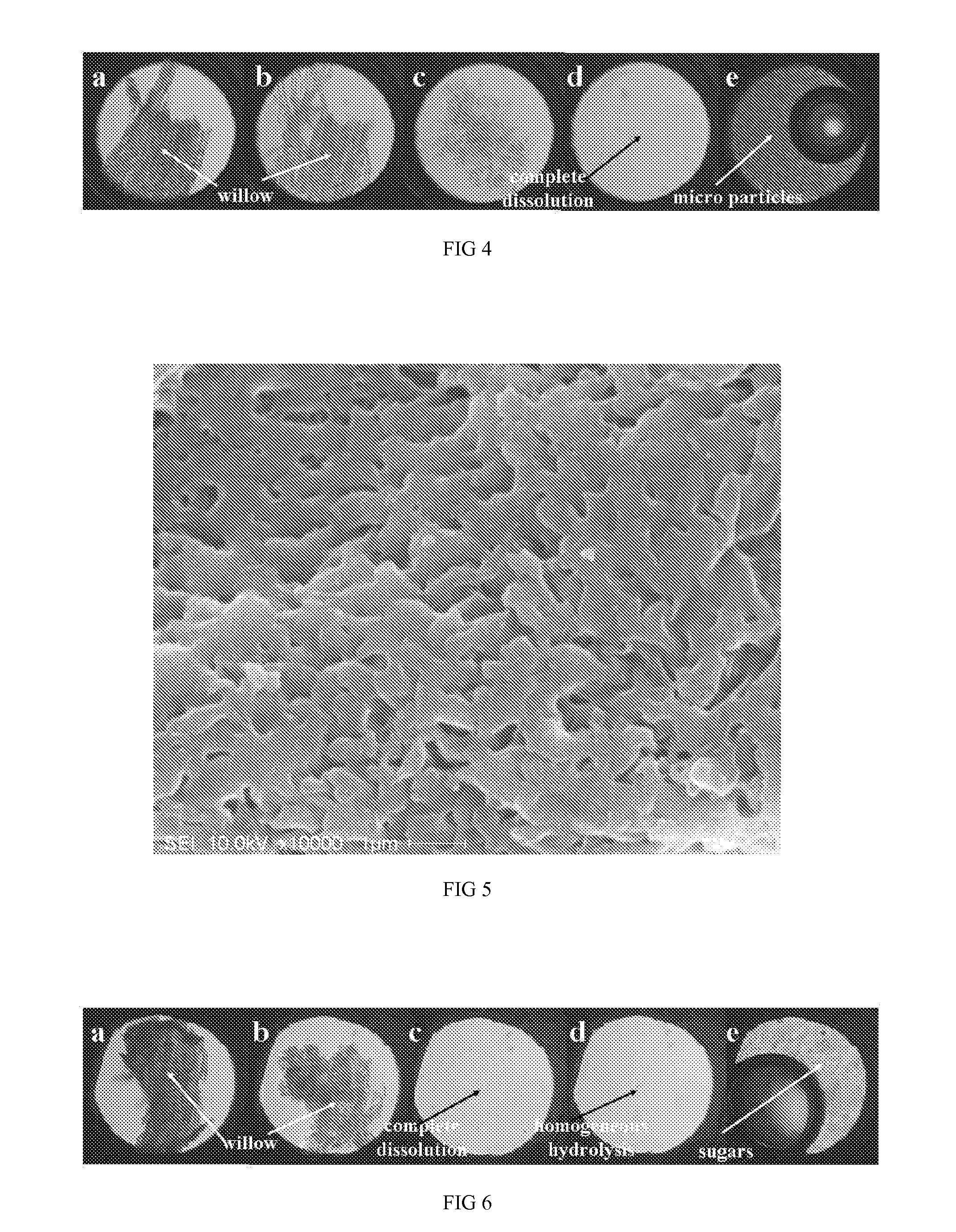 Method, equipment and applications for fast complete dissolution and hydrolysis of lignocellulosic biomass