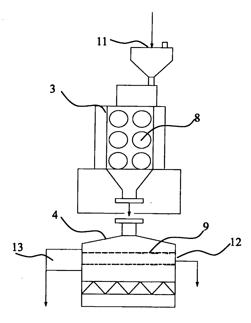 Alkaline cell anode mixture granulation screen apparatus