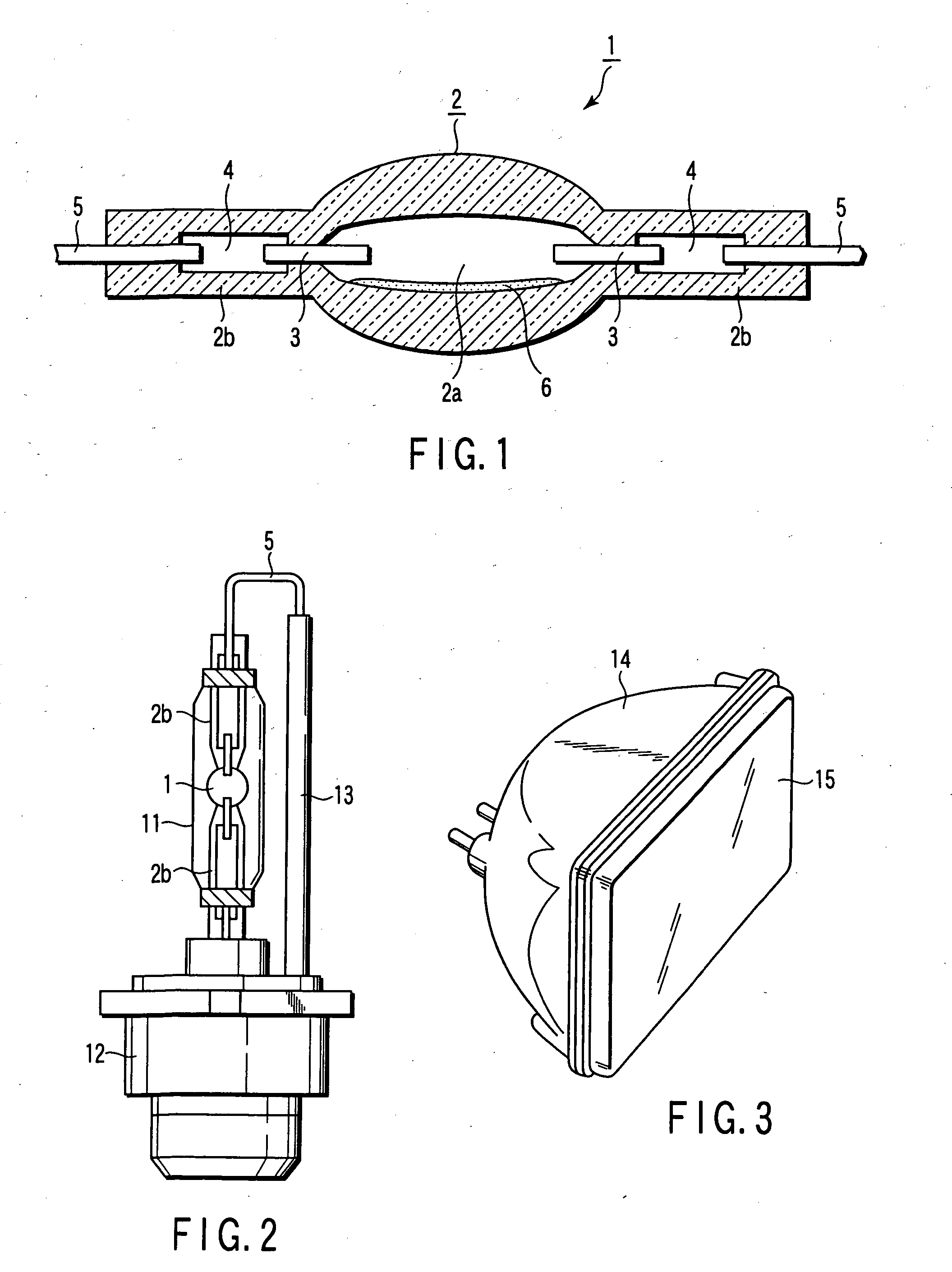 Metal halide lamp, headlight apparatus for vehicle using the same, and method of manufacturing metal halide lamp