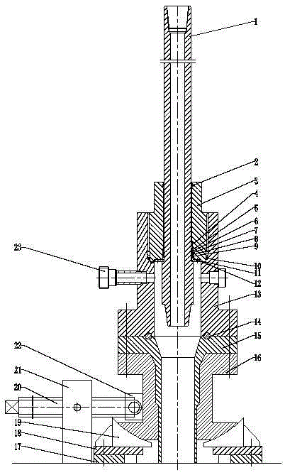 A Tiltable Experimental Wellhead Sealing Device