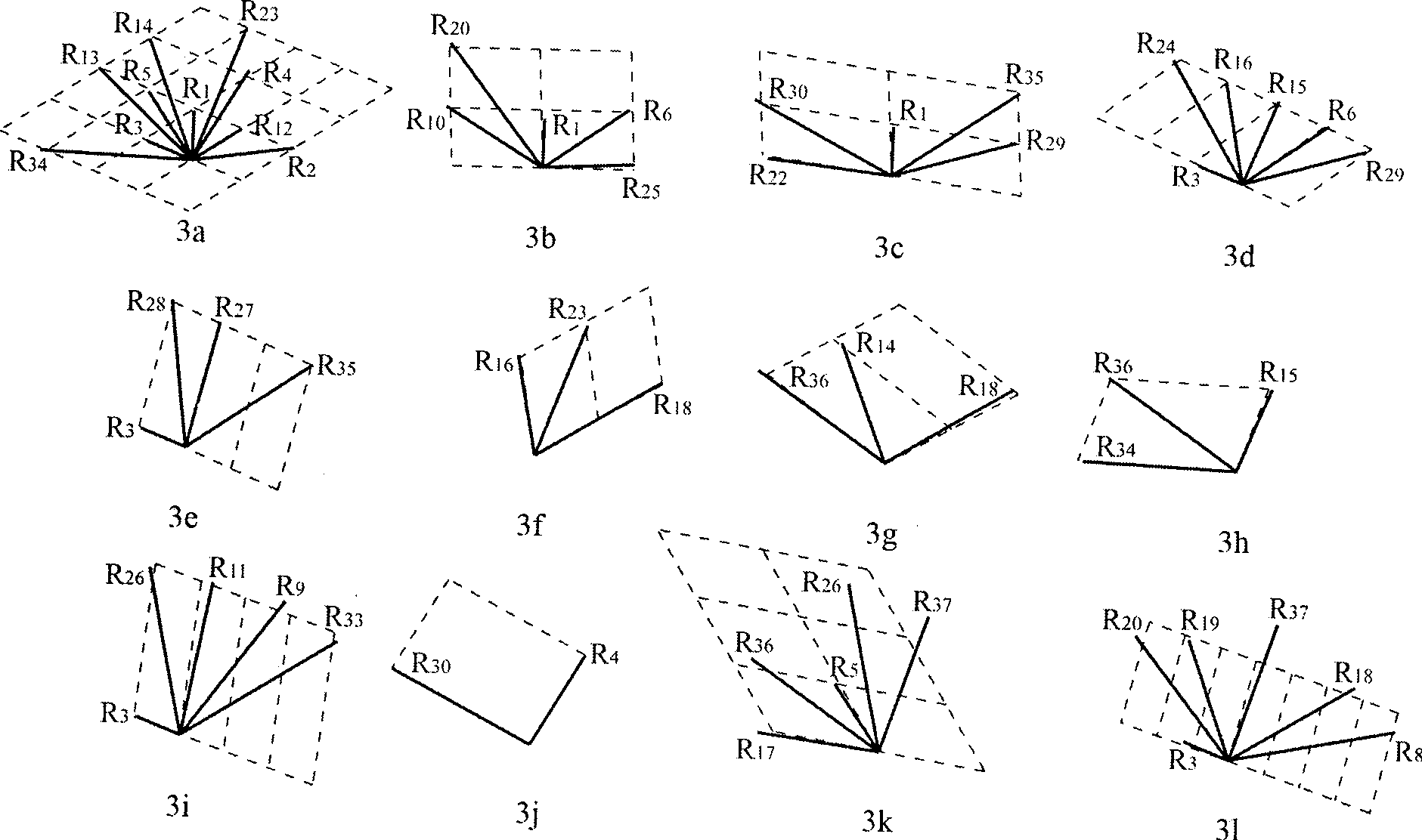 Method for determining unknown crystal Bravais lattice by electric back scattering diffraction