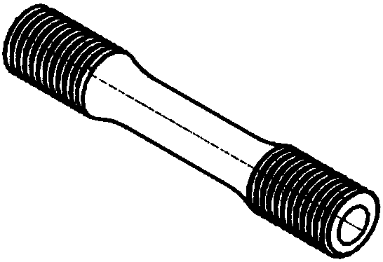 Method for acquiring temperature gradient of specimen examination section in wall thickness direction in TGMF (thermal gradient mechanical fatigue) test