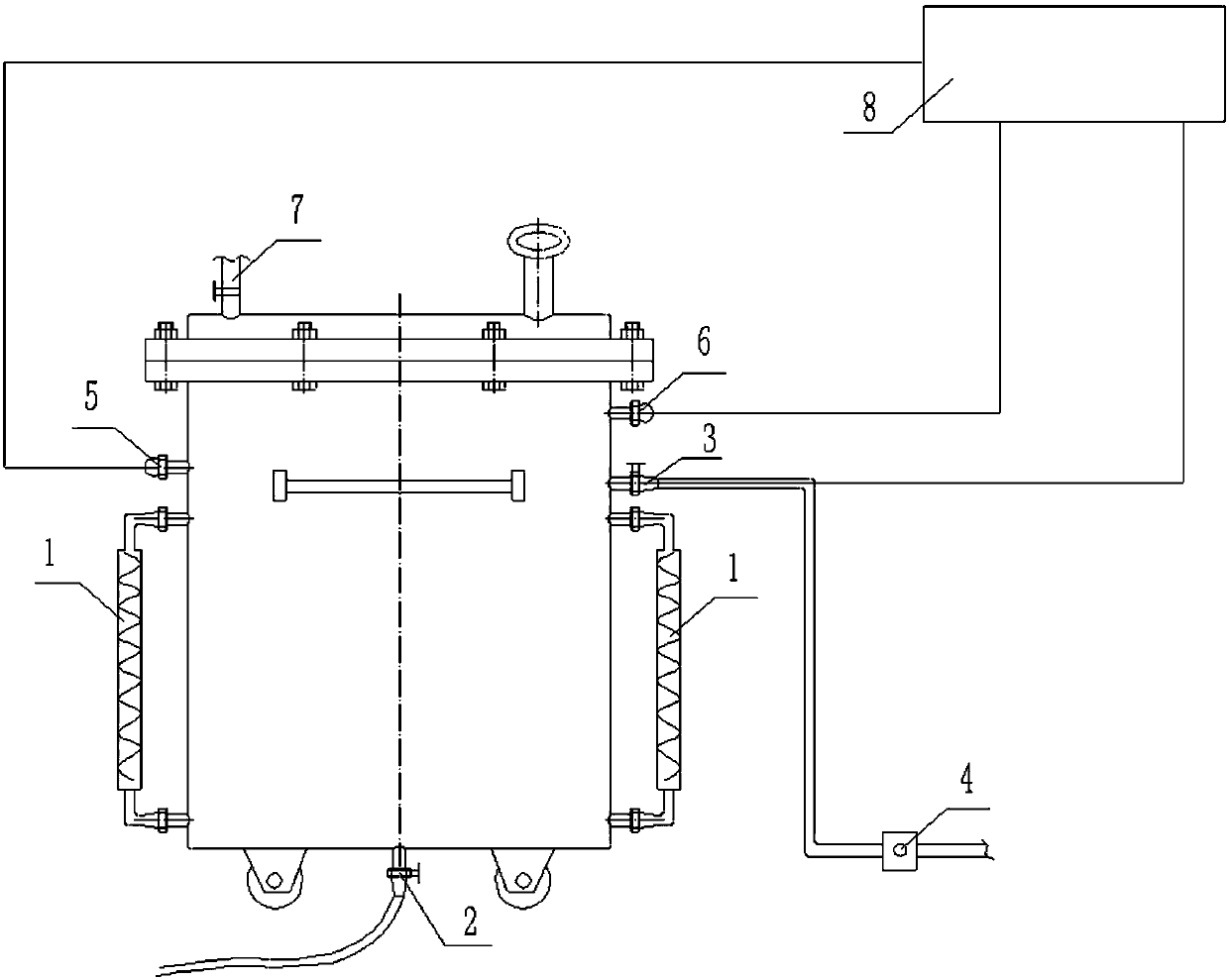 Slurry turnover tank and method avoiding viscosity difference of slurry in turnover tank