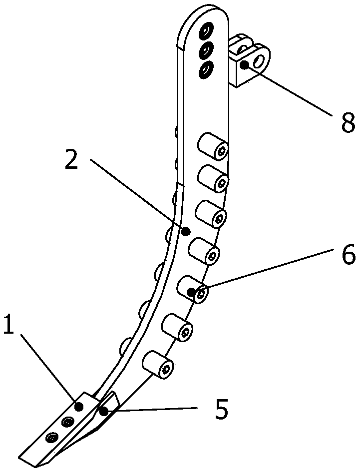 Deep loosening plough for agriculture