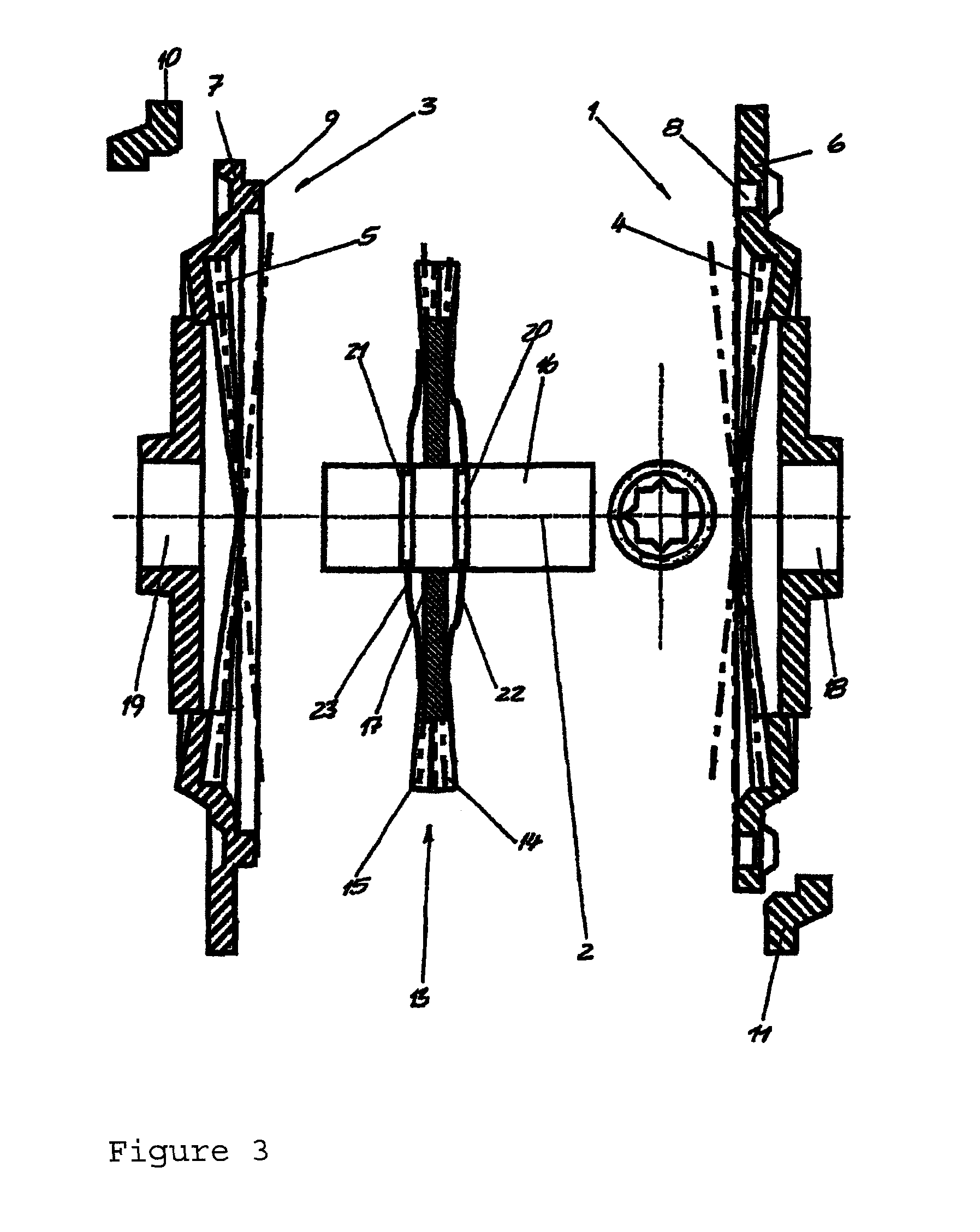 Hinged fitting