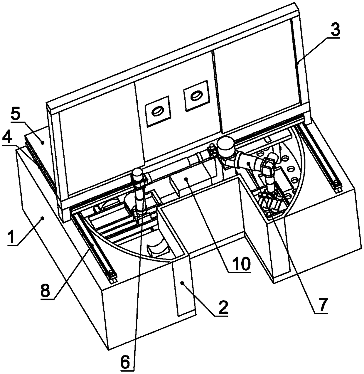 Protective device for respiratory clinician