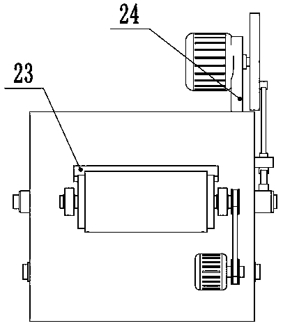 Tension-adjustable drying device for packaging film processing