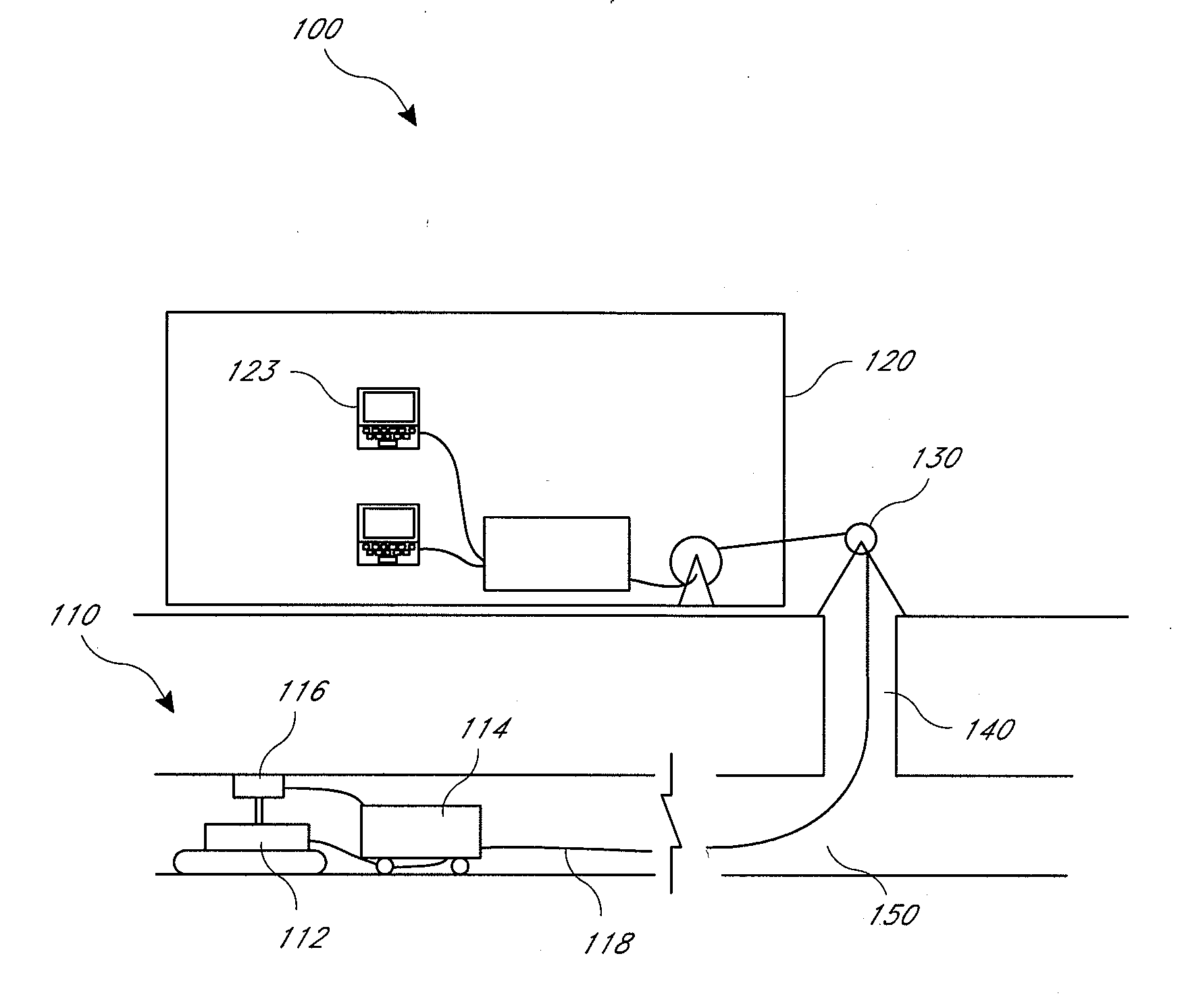 Apparatus and method for inspection of underground pipes