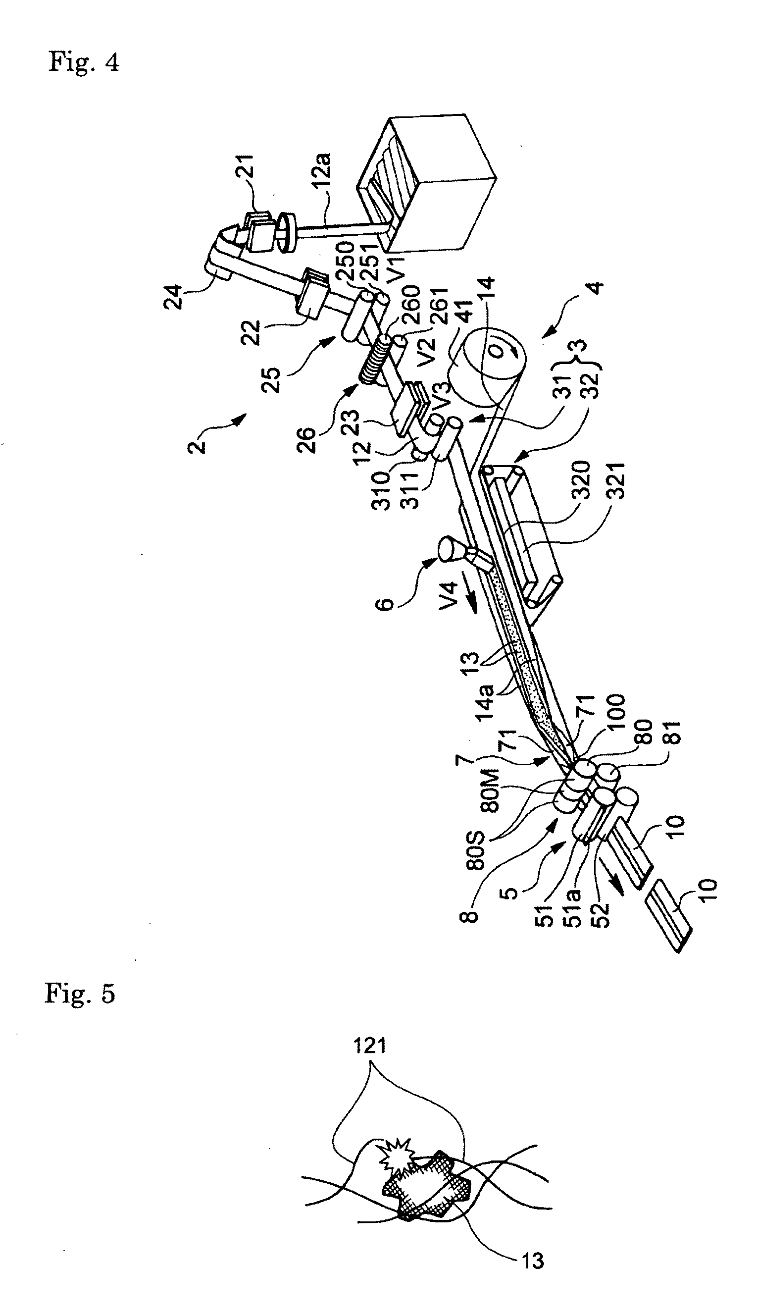 Absorbent Member and Method of Producing the Same