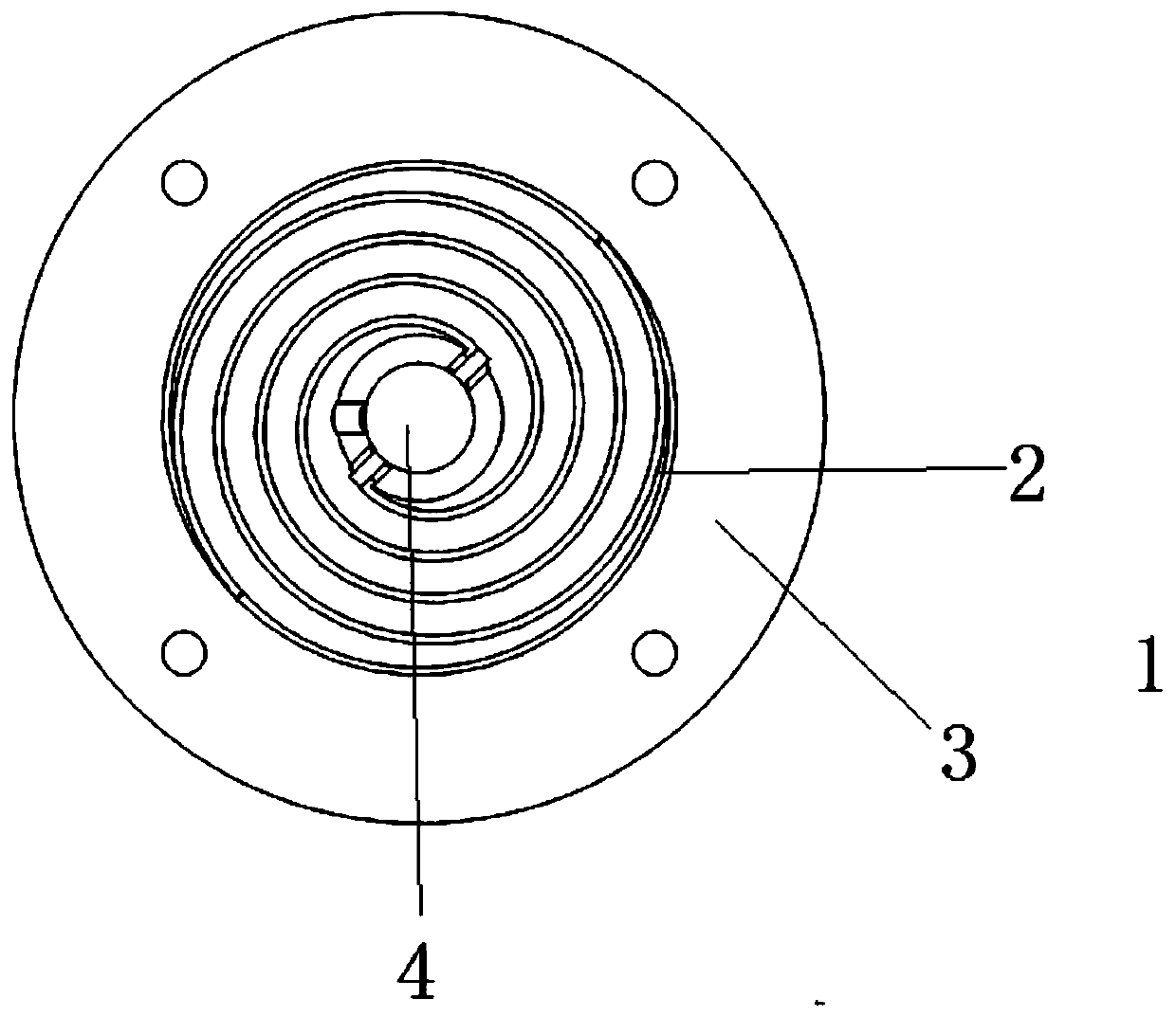 Pitch-variable spiral antenna