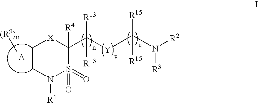 Cyclic sulfonamide derivatives and methods of their use
