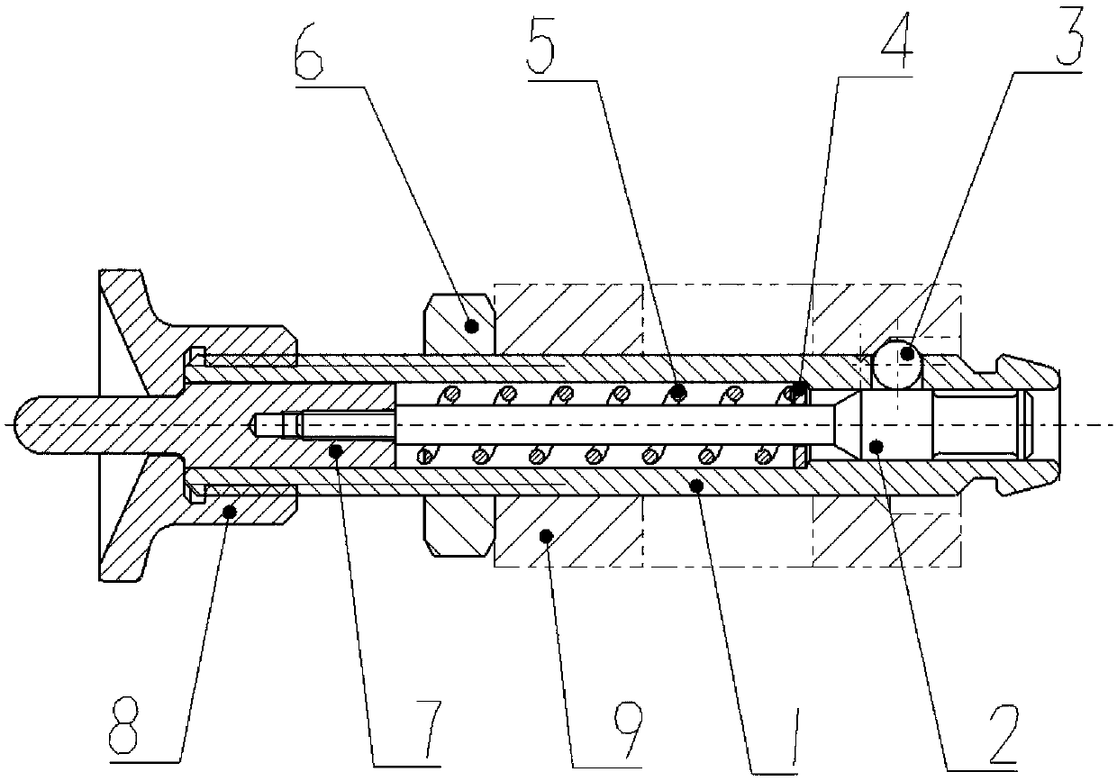 High-precision spiral positioning and clamping device