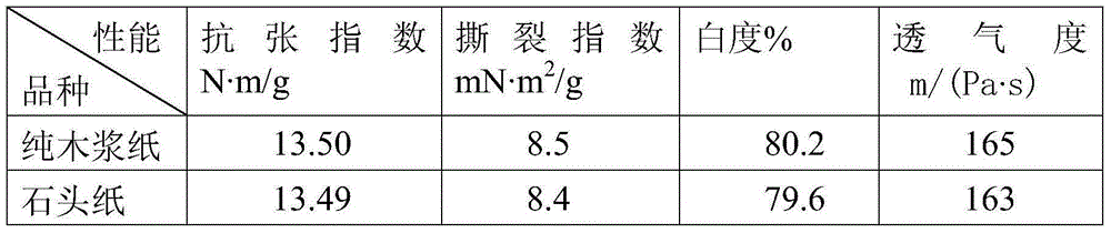 Stone paper and preparation method therefor