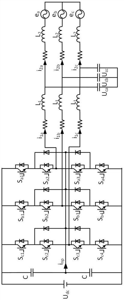 Weight-free multivariable sequence model prediction control method and device for LCL type inverter