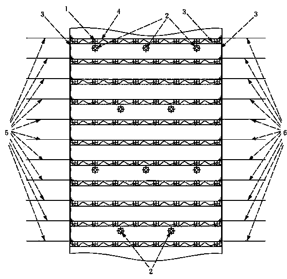 Sharp inclination fully mechanized coal face open-off cut square supporting method