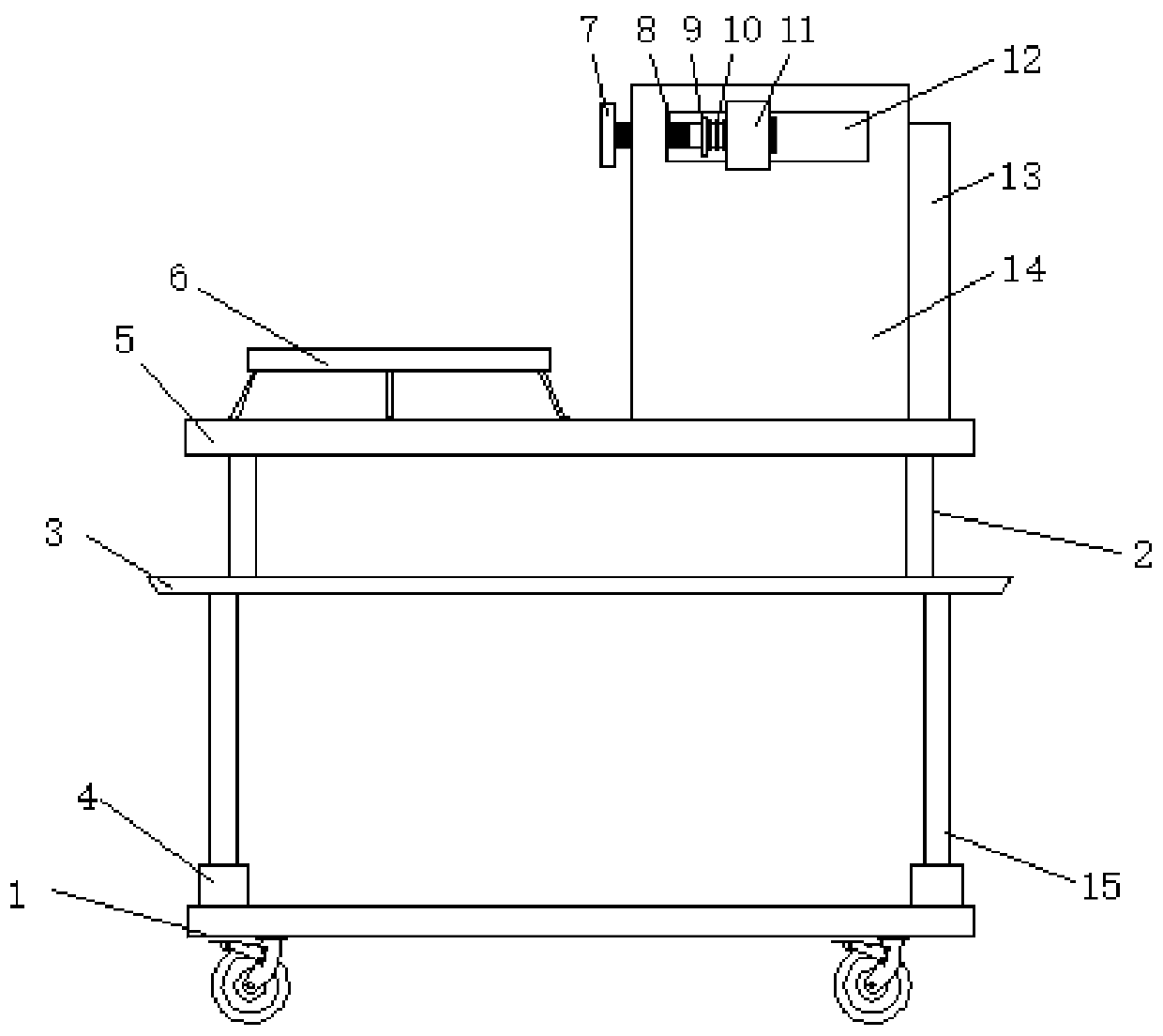 Combined nursing frame for digestive system department