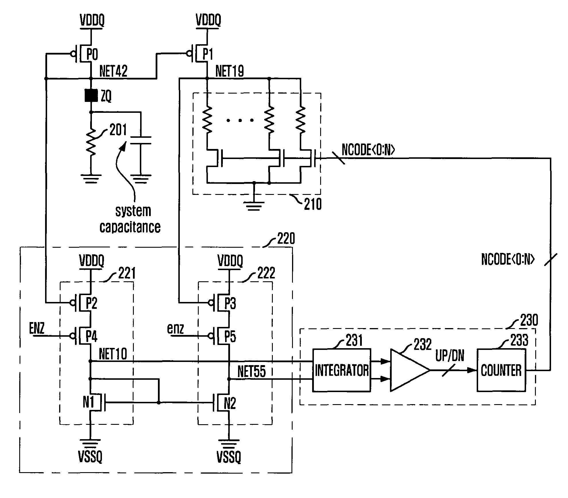 On die termination circuit and method for calibrating the same