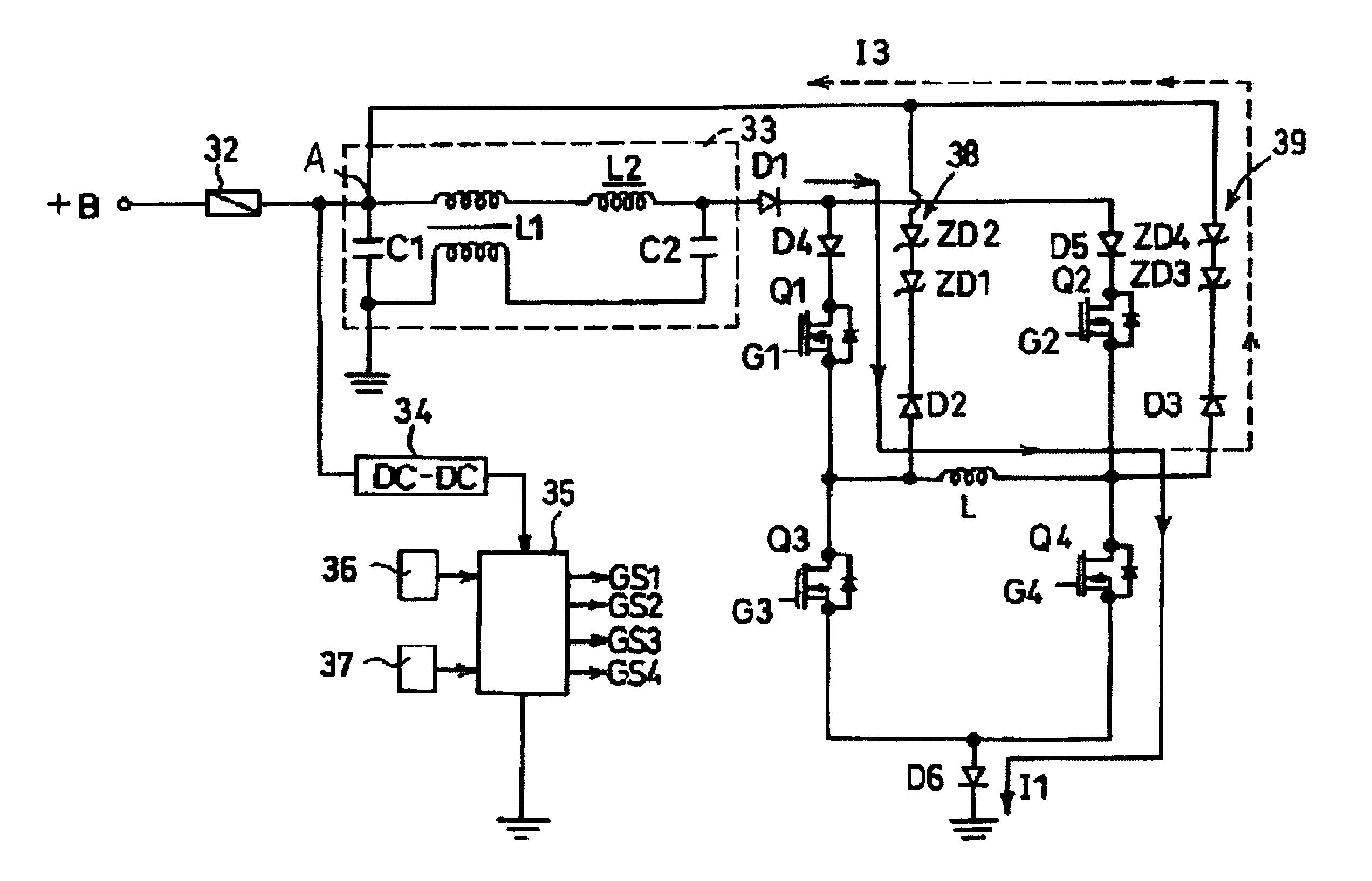 Brushless direct current monophase motor drive circuit