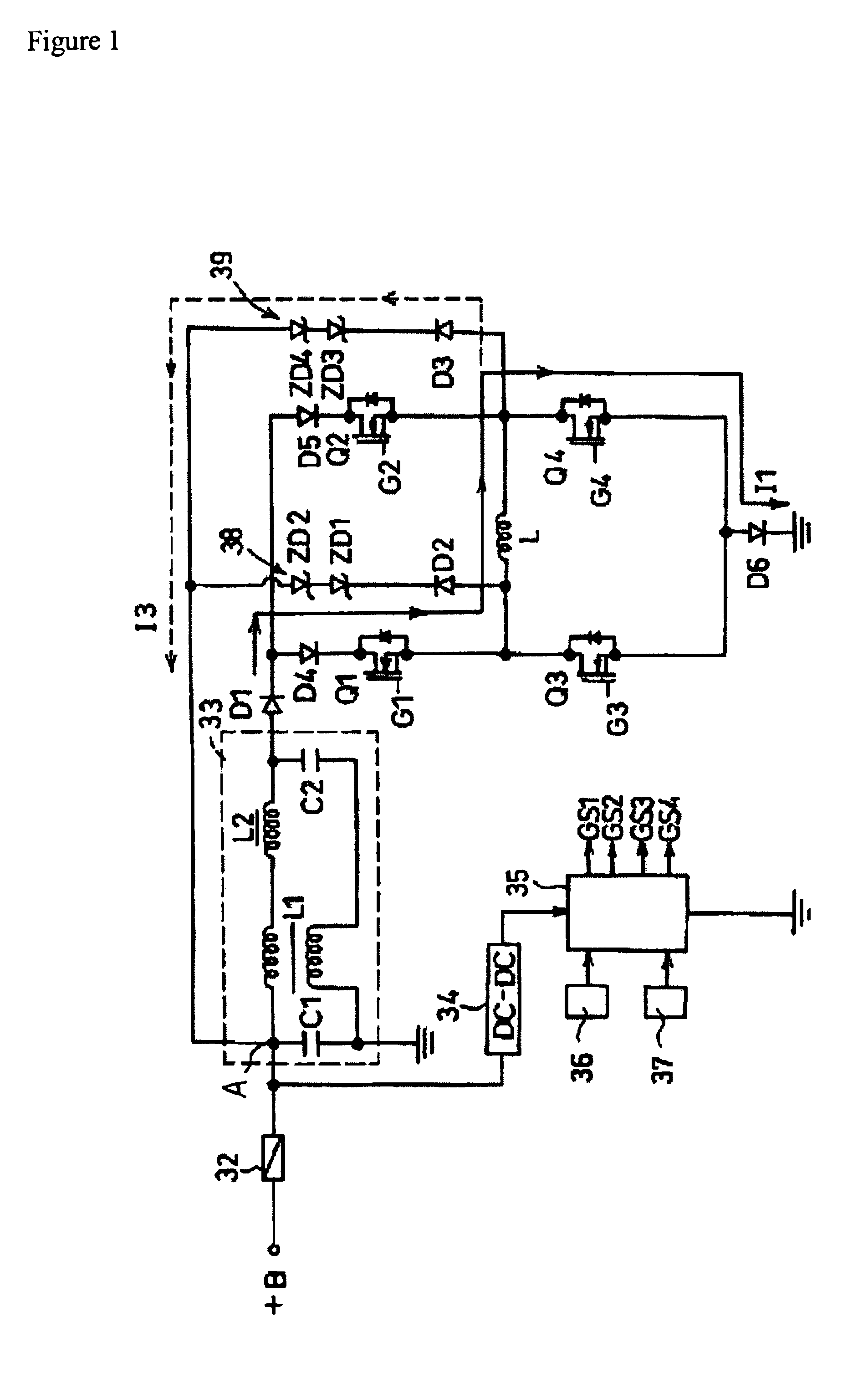 Brushless direct current monophase motor drive circuit