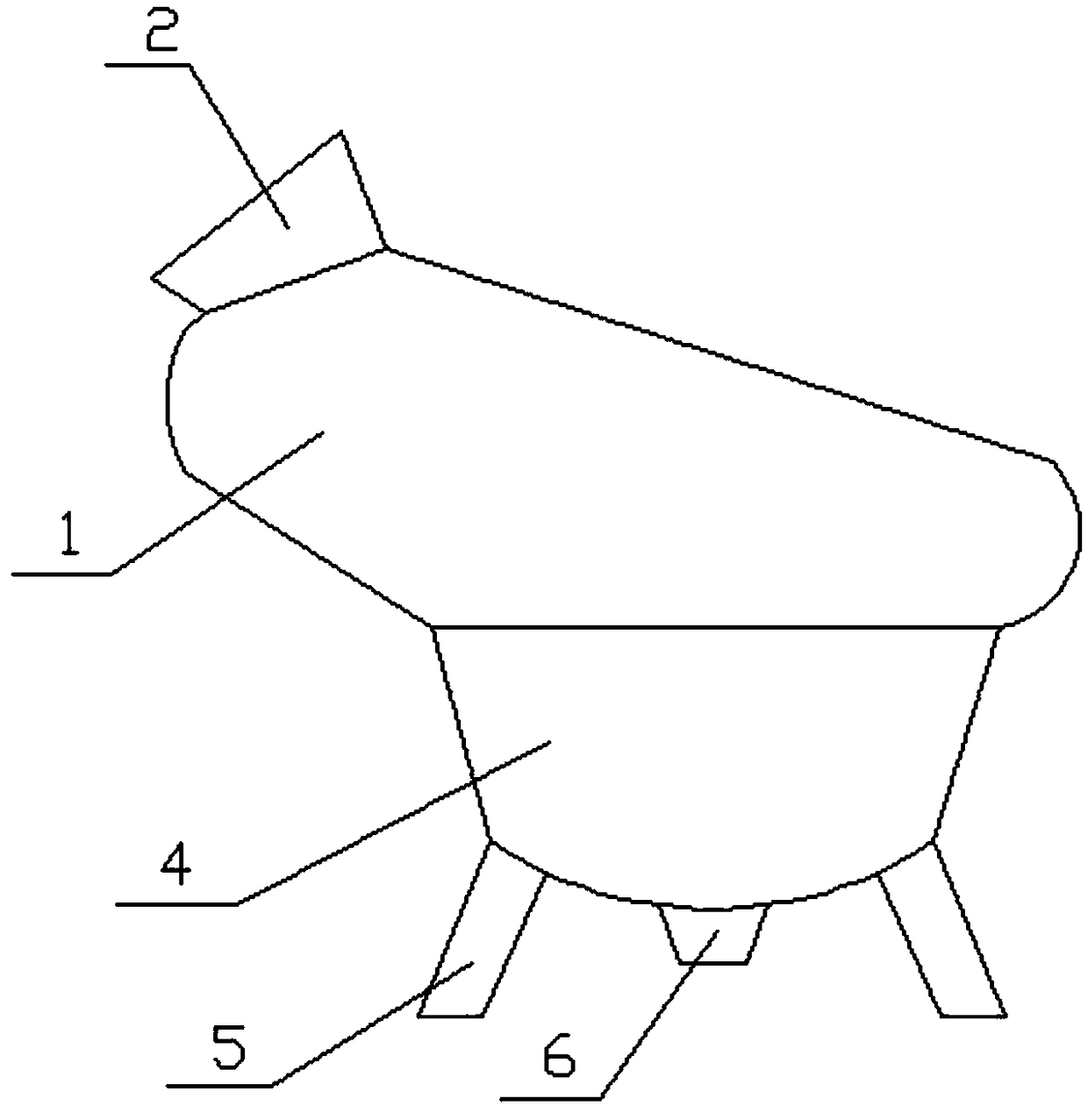 Straw equal-length cutting device