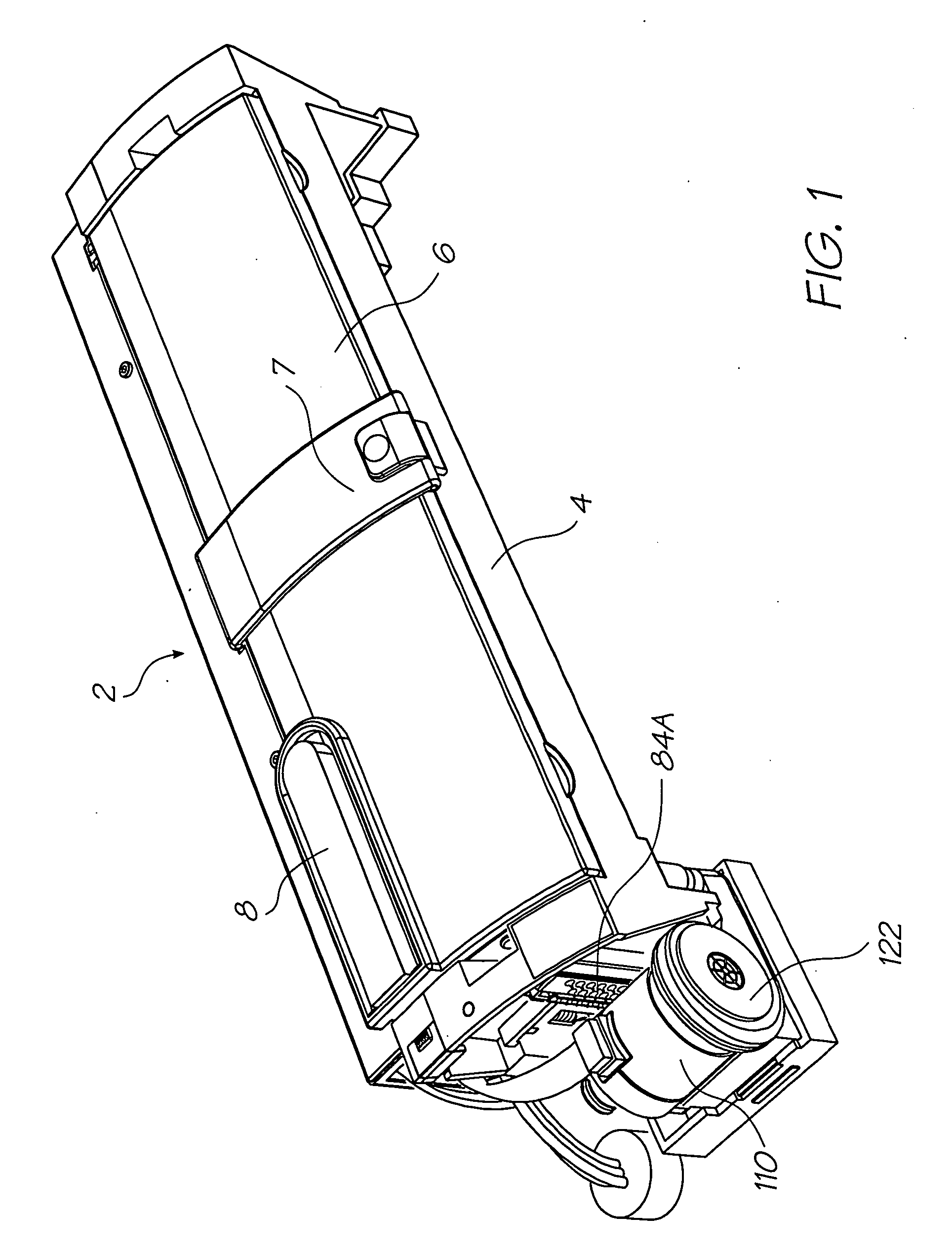 Inkjet printer cartridge with pagewidth printhead