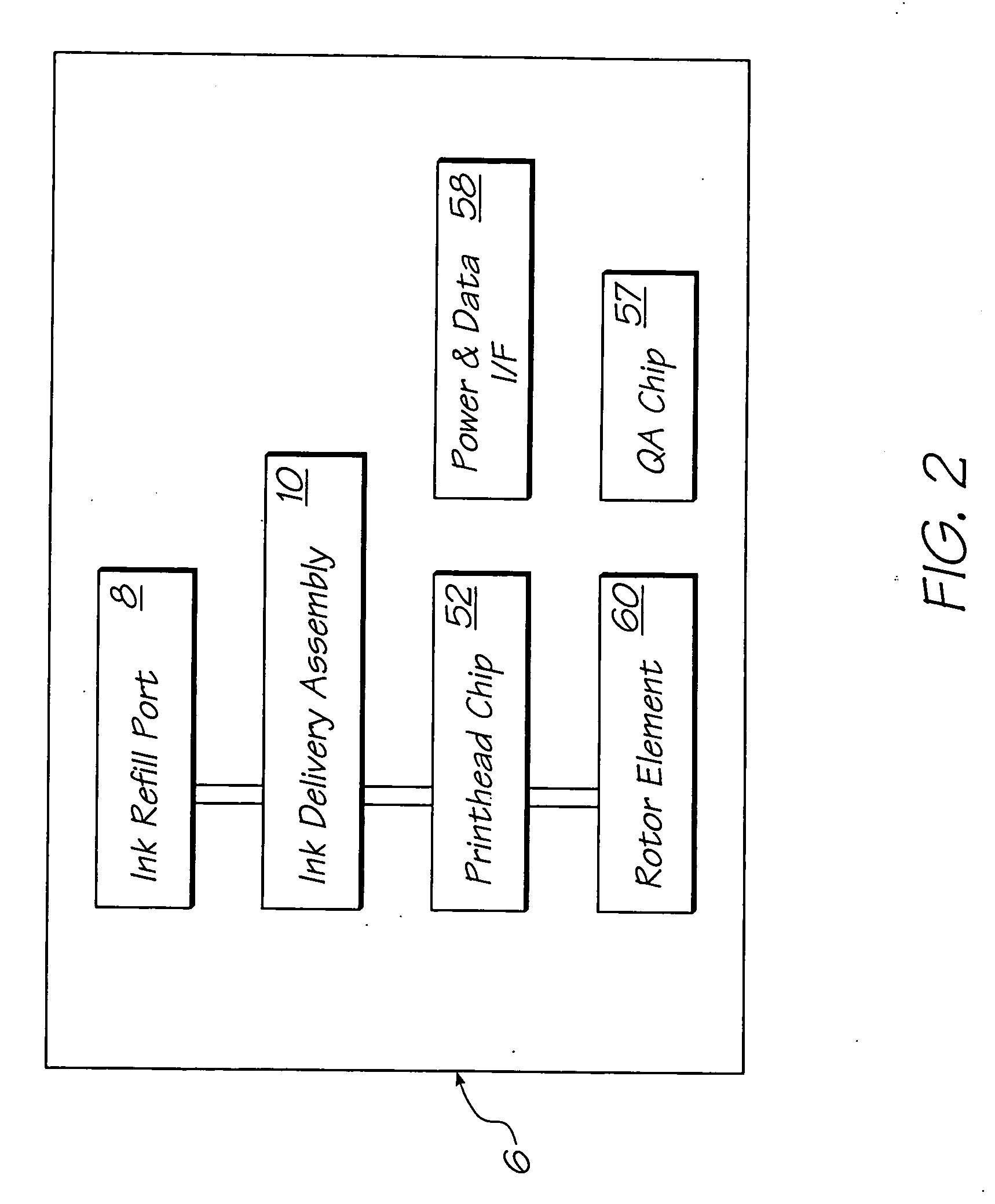 Inkjet printer cartridge with pagewidth printhead