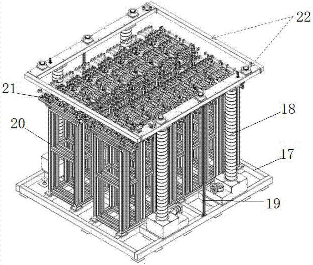 Liquid crystal panel lifting transfer device