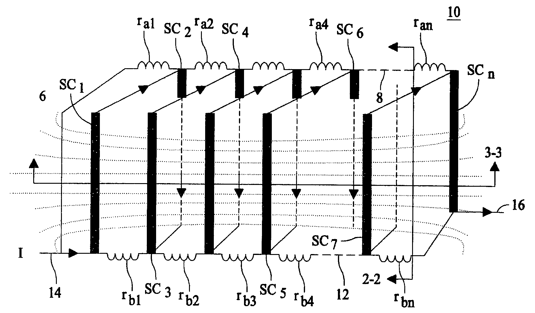 Self field triggered superconducting fault current limiter