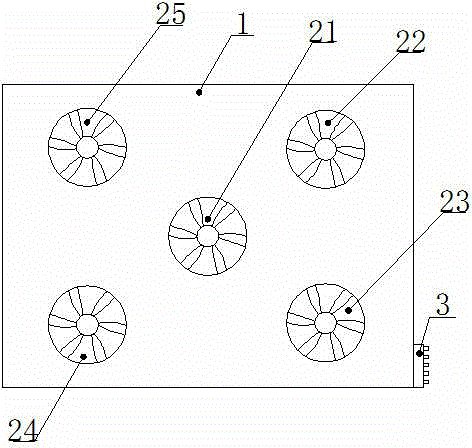 Computer radiator with multi-control fans