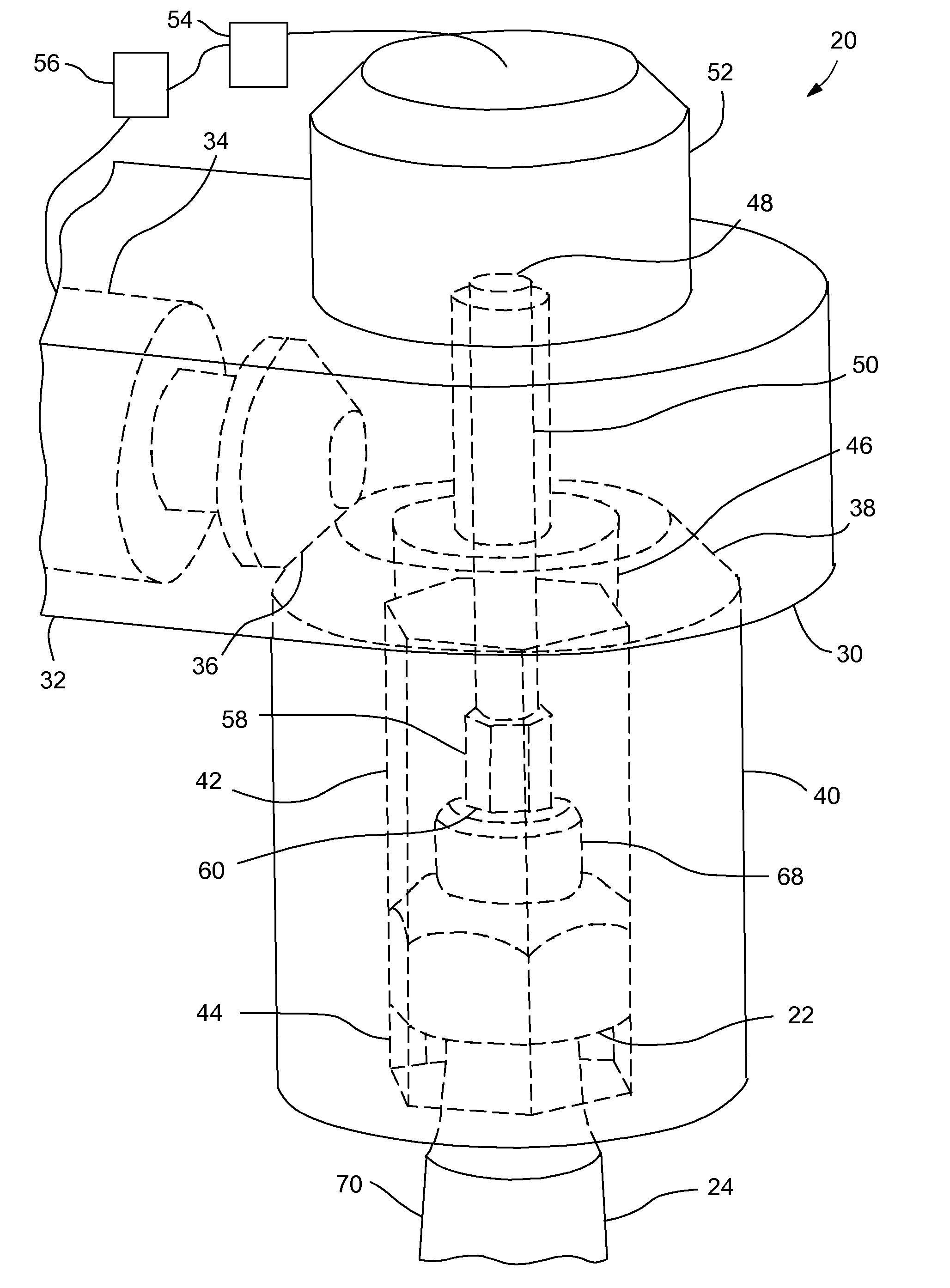 Hold and drive tool with disengagement capability