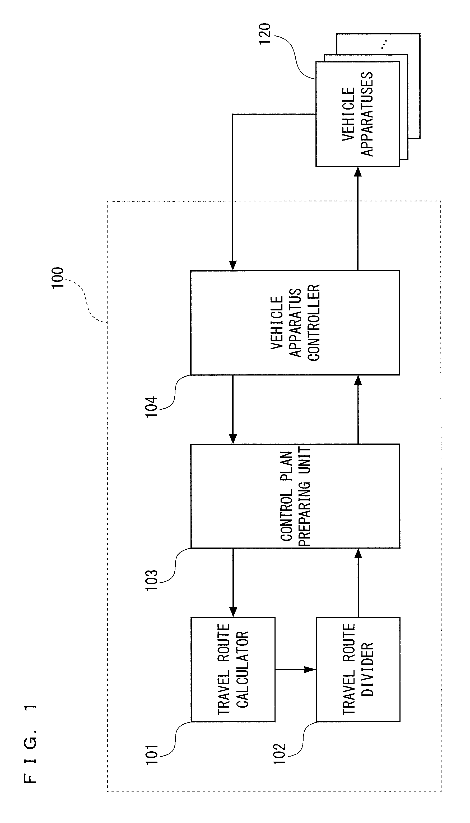 Vehicle energy-management device for controlling energy consumption along a travel route