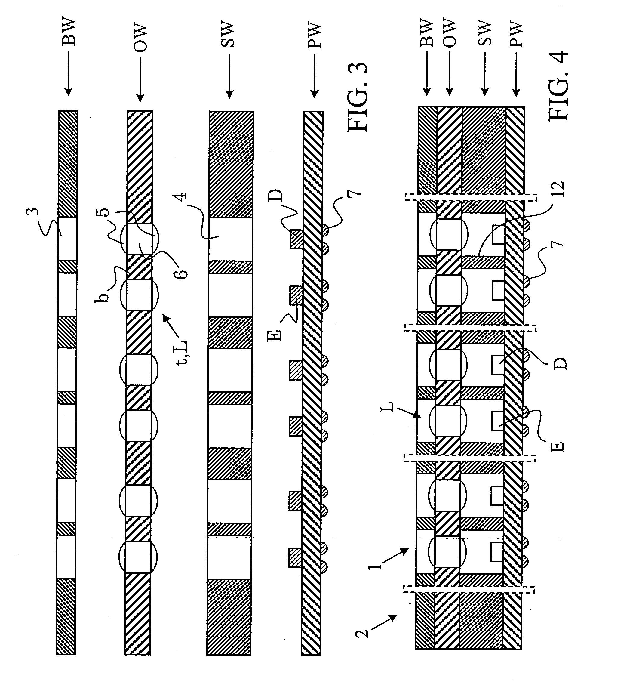 Opto-electronic module including a non-transparent separation member between a light emitting element and a light detecting element