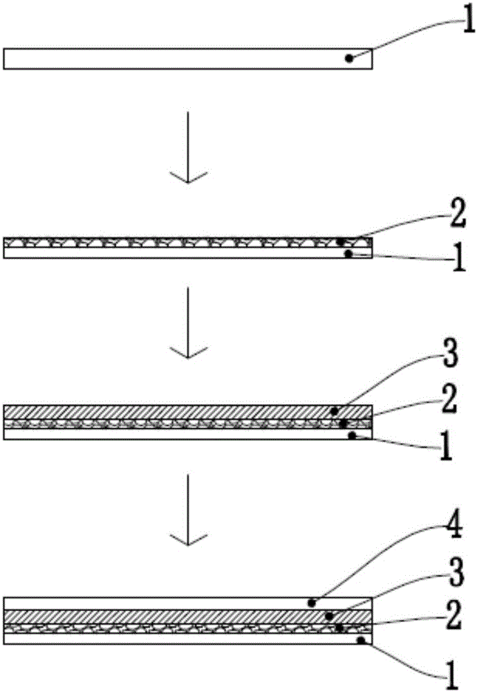 Production method for travertine-like ceramic tiles