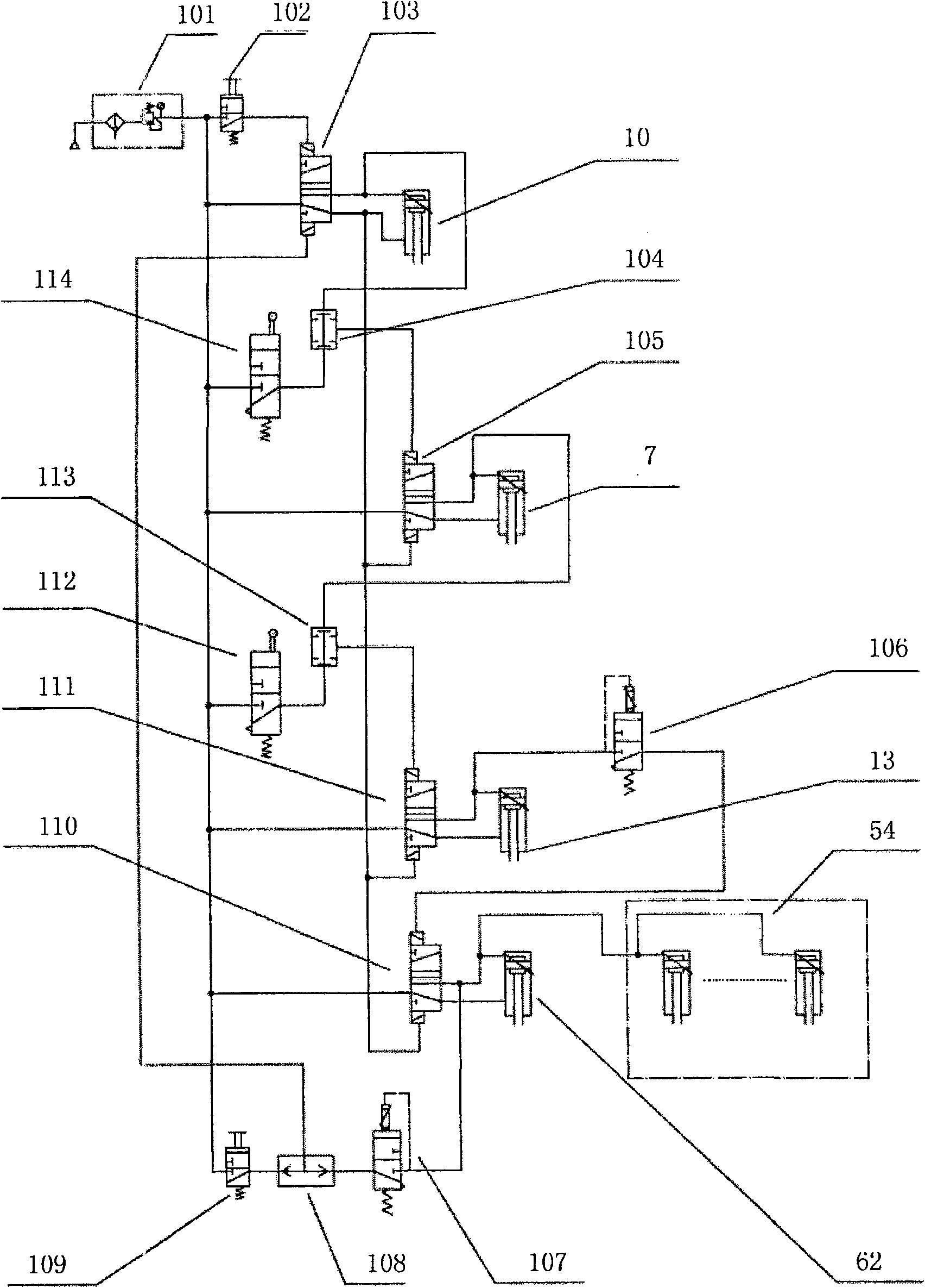 Automobile glass foam strip and securing pin tool equipment