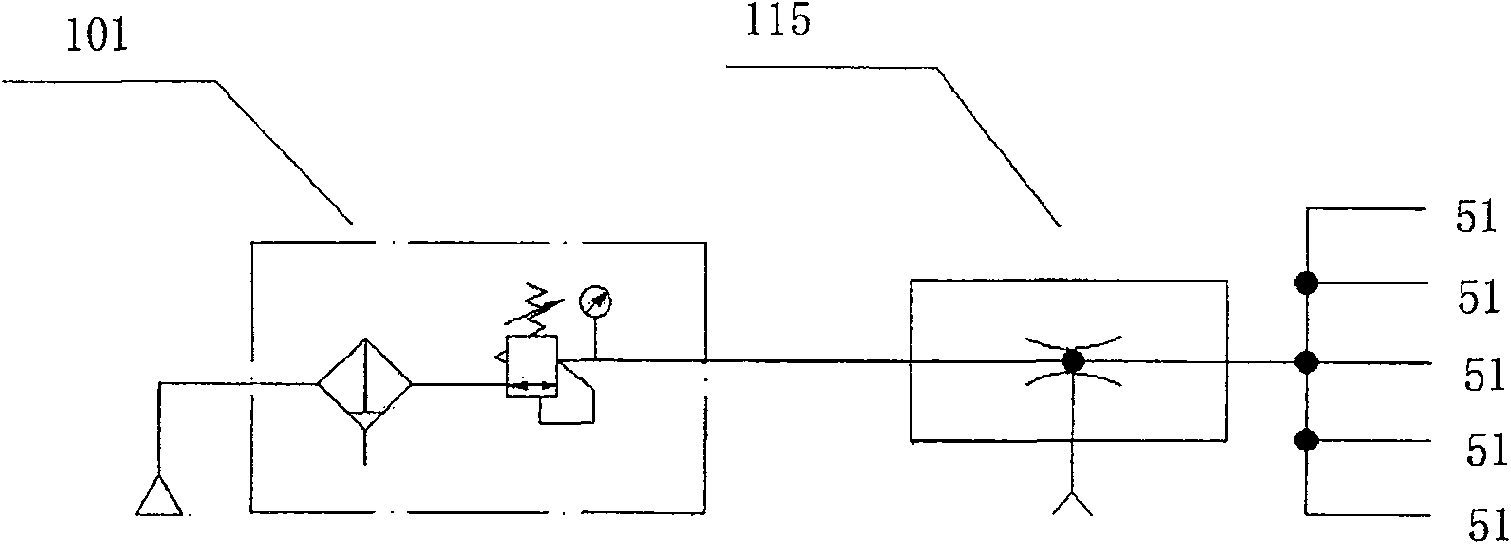 Automobile glass foam strip and securing pin tool equipment