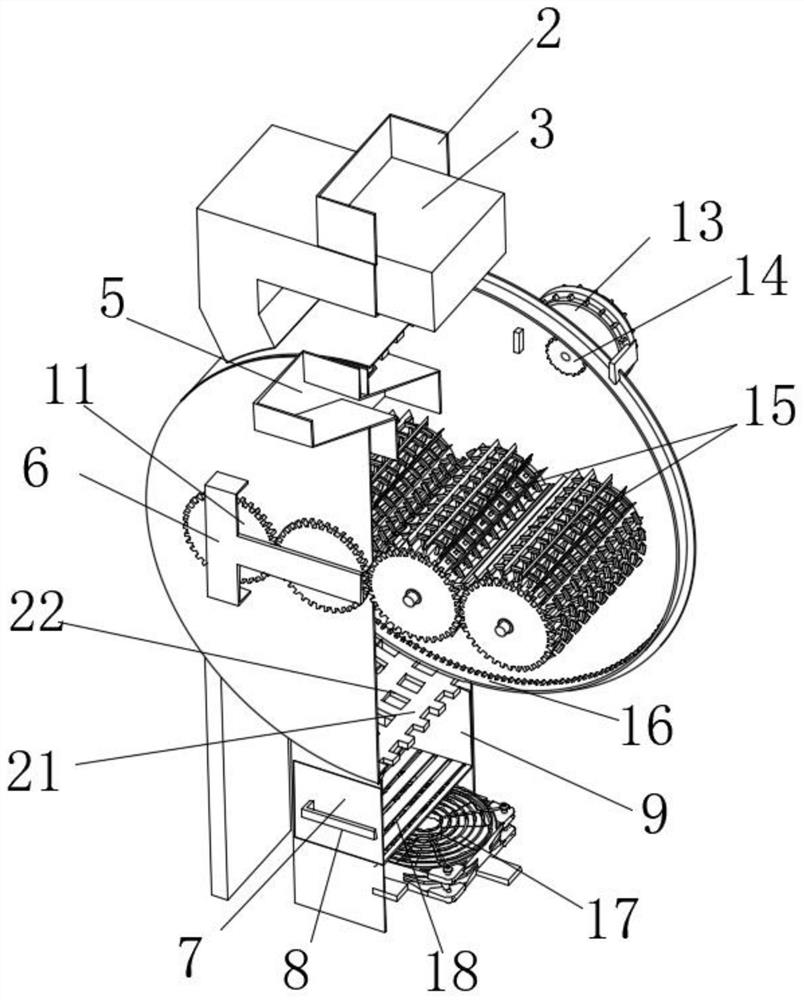 A waste cloth crushing and recycling machine