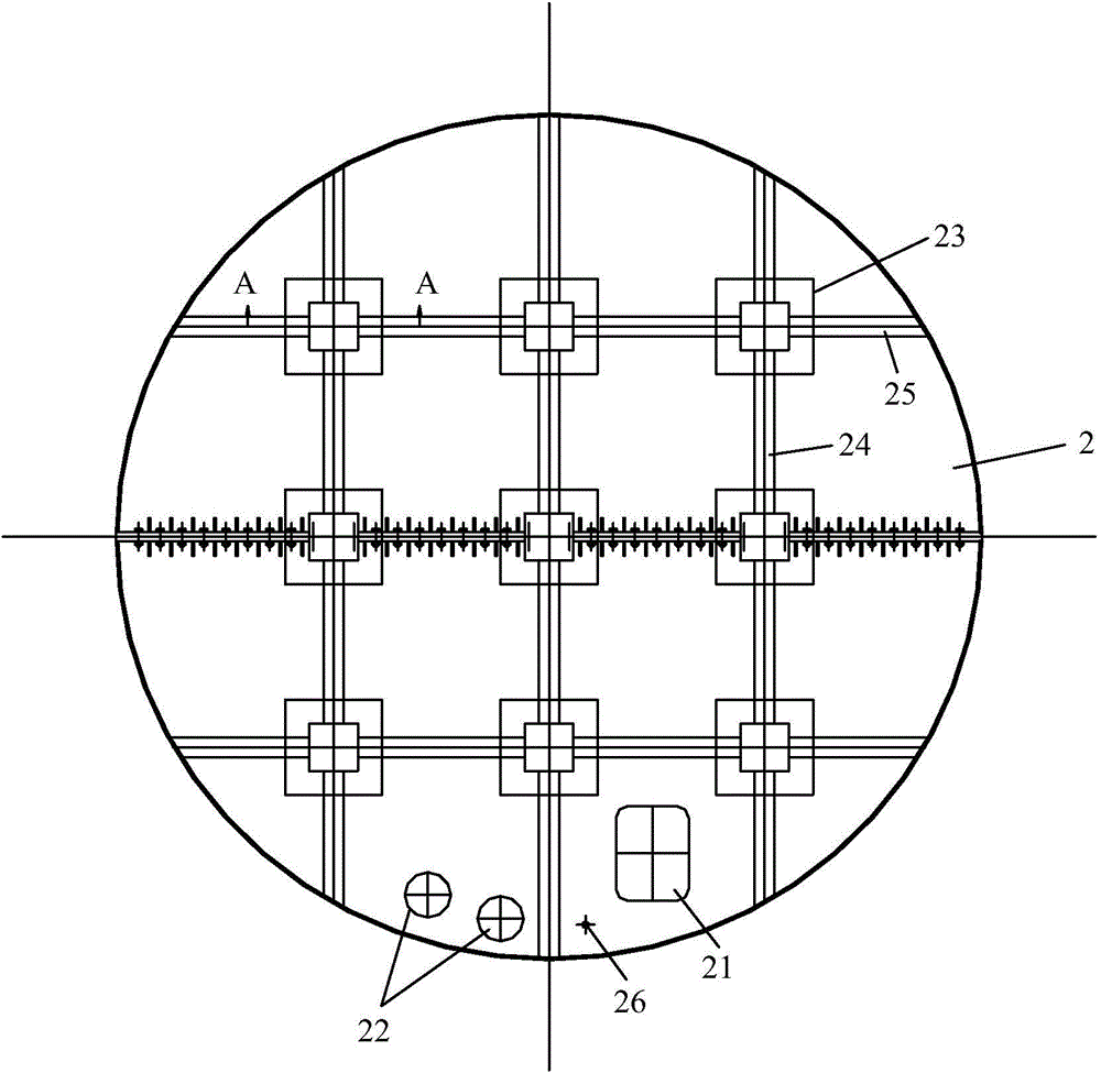 Auxiliary device for shield tunneling machine to reach receiving position and auxiliary receiving construction method