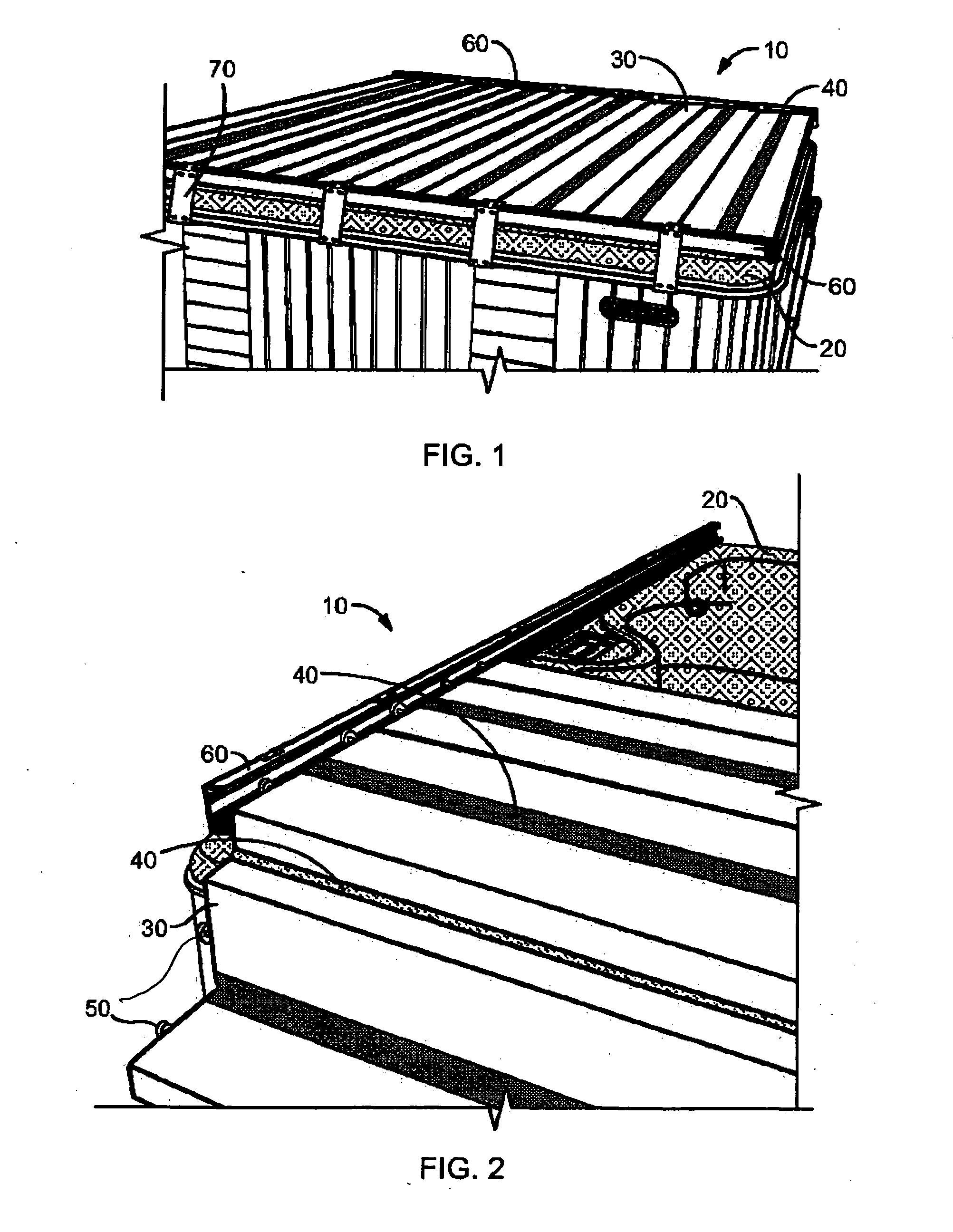 Folding spa cover